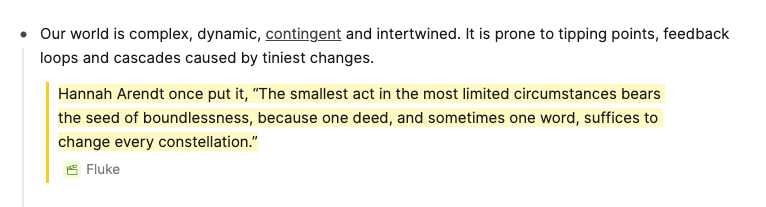 highlights amongst own notes