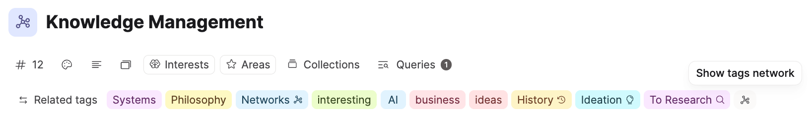 Tag example