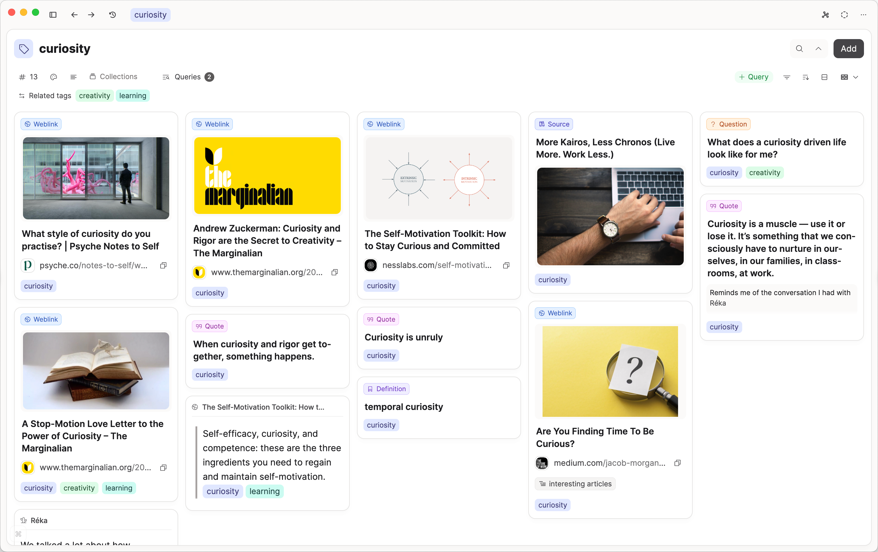 tag page