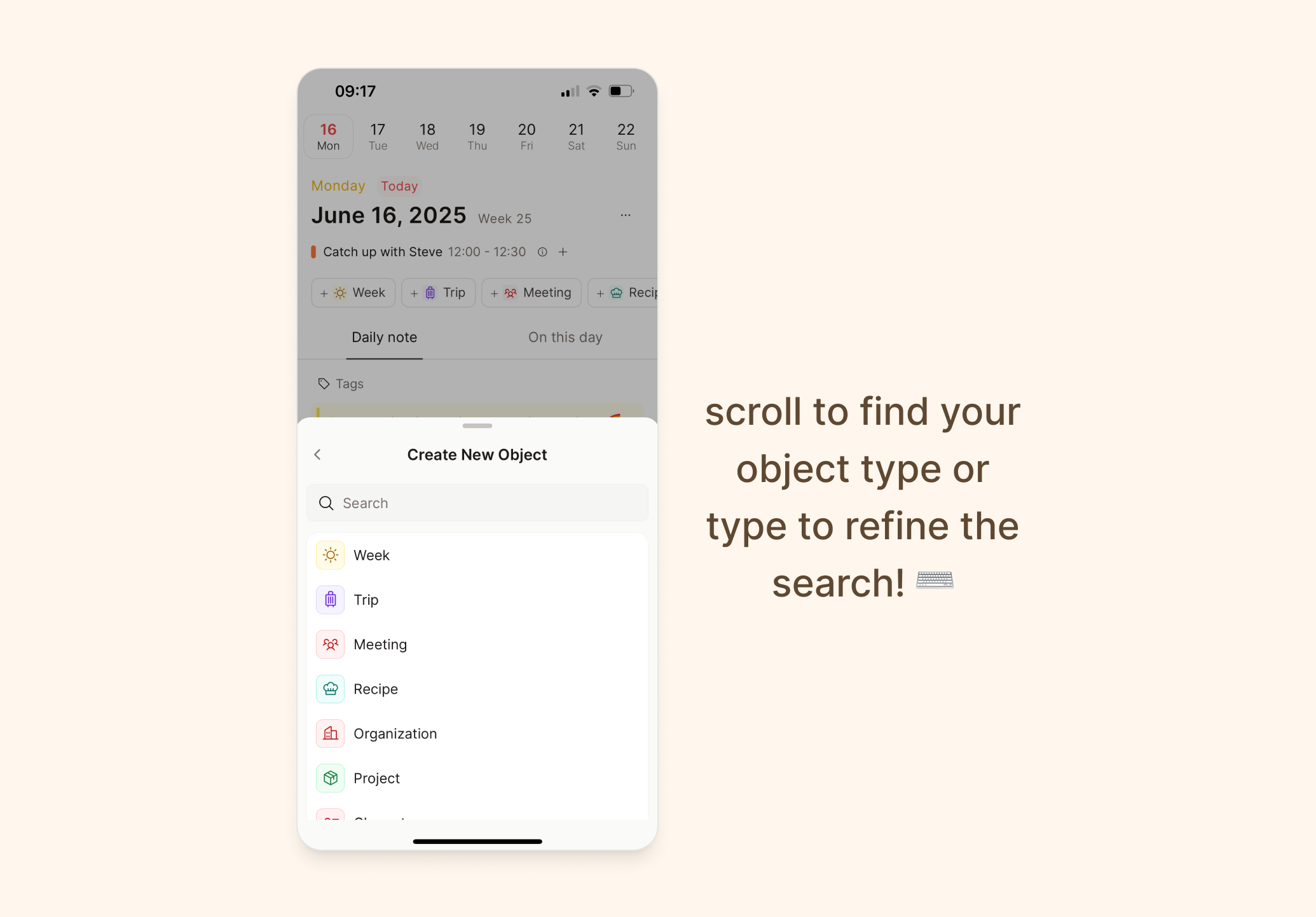 Add new object