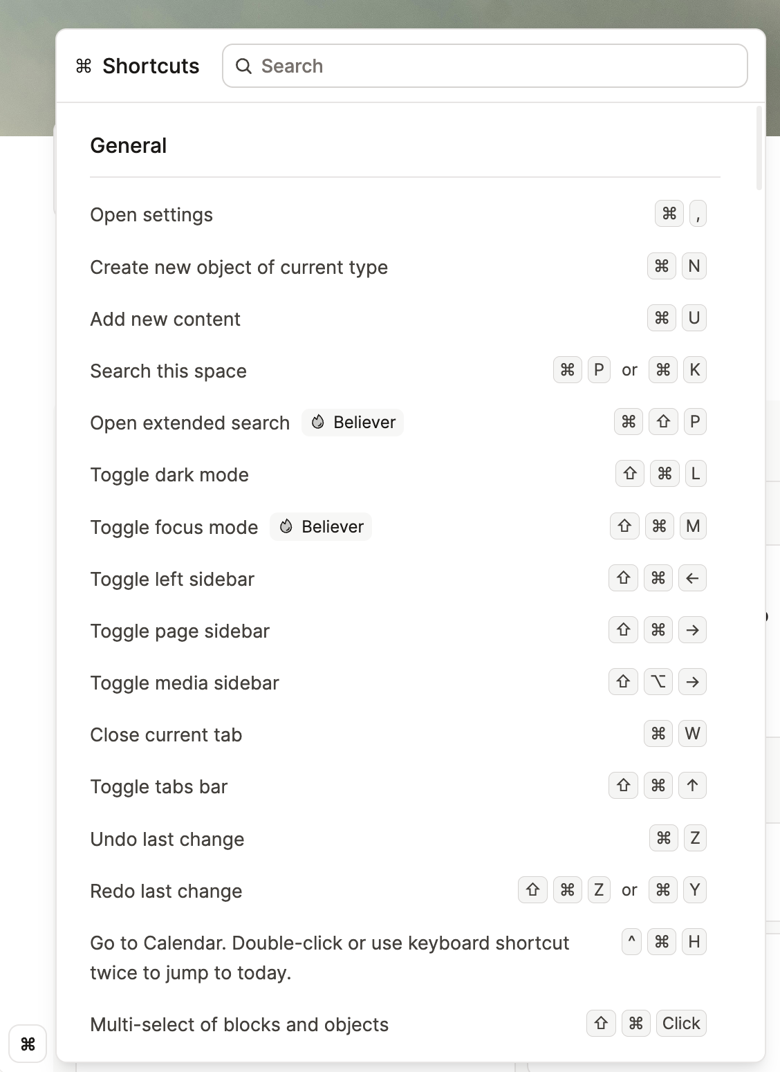 Shortcuts