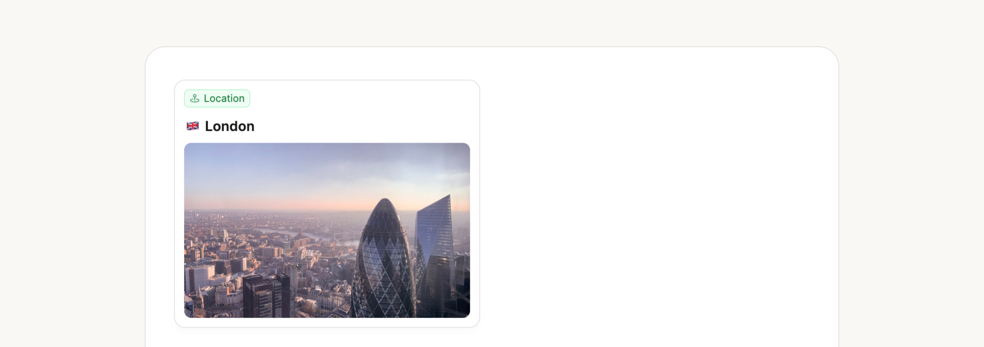 Small card view