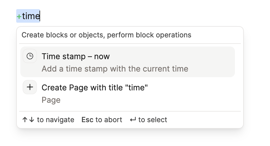 Create timestamp